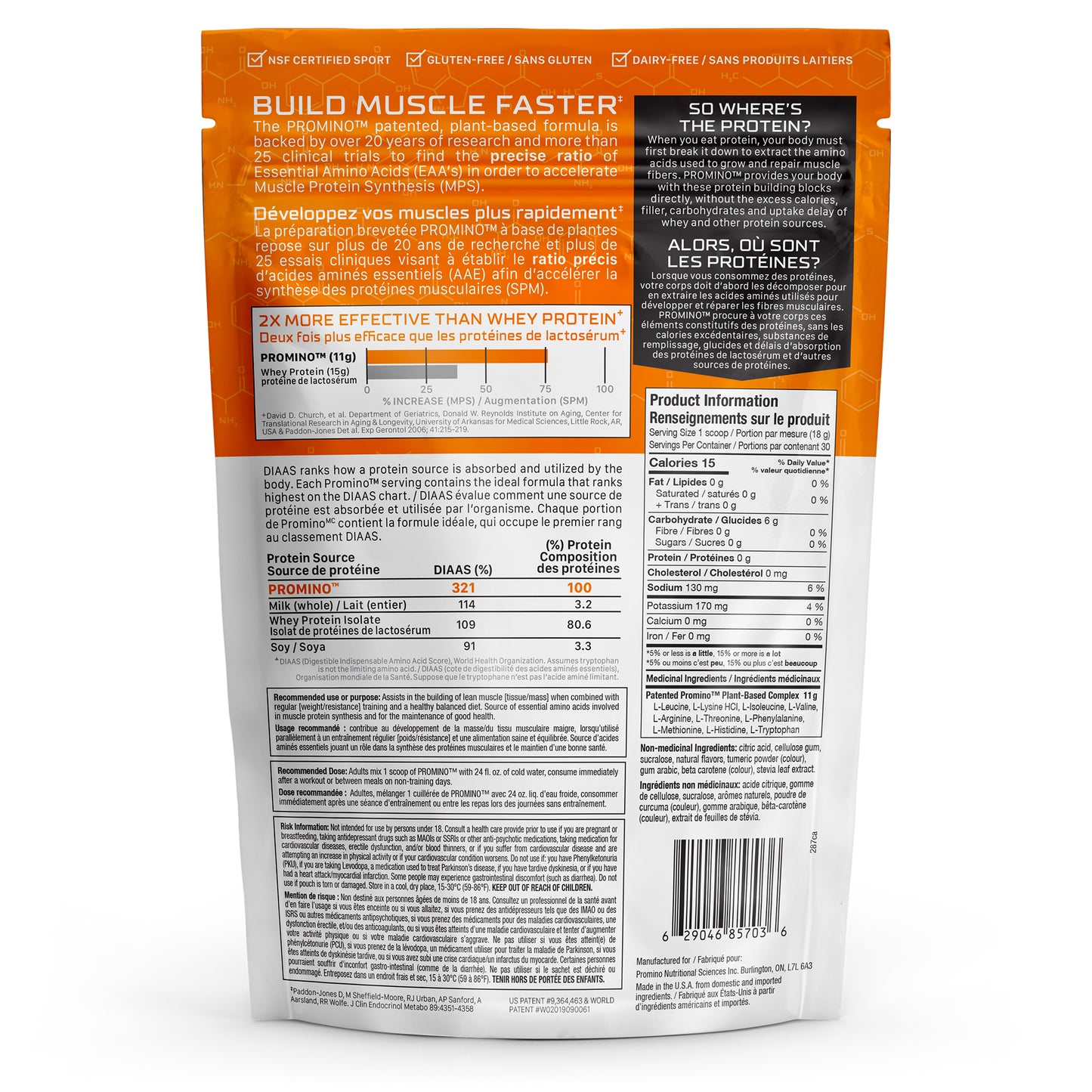PROMINO™ DRINK MIX ORANGE FLAVOUR